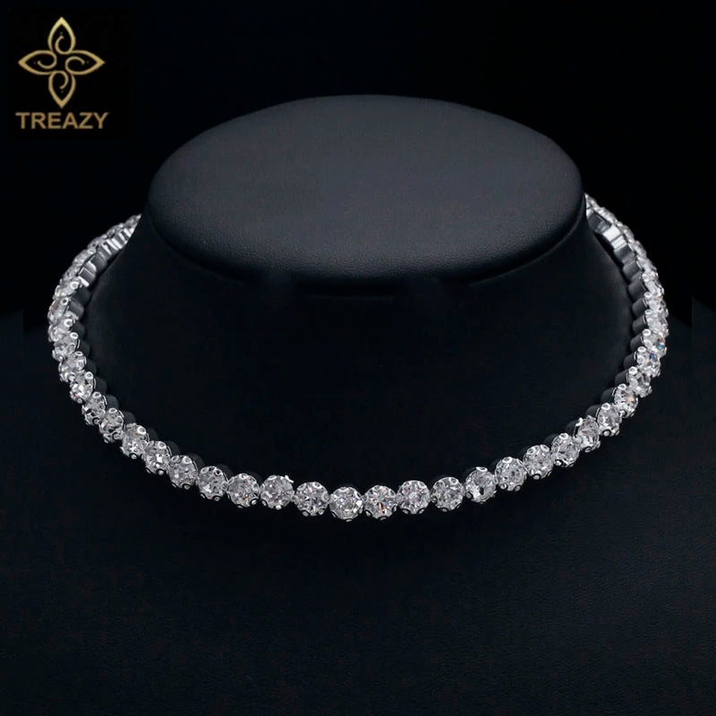 Crystal Rhinestone Choker Necklace