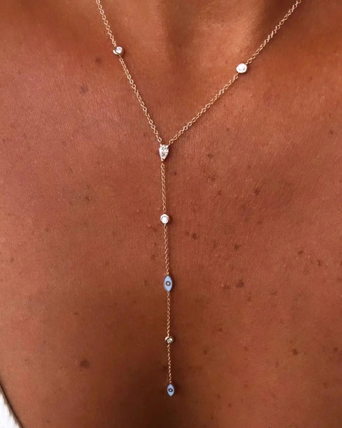 evil eye charm necklaces