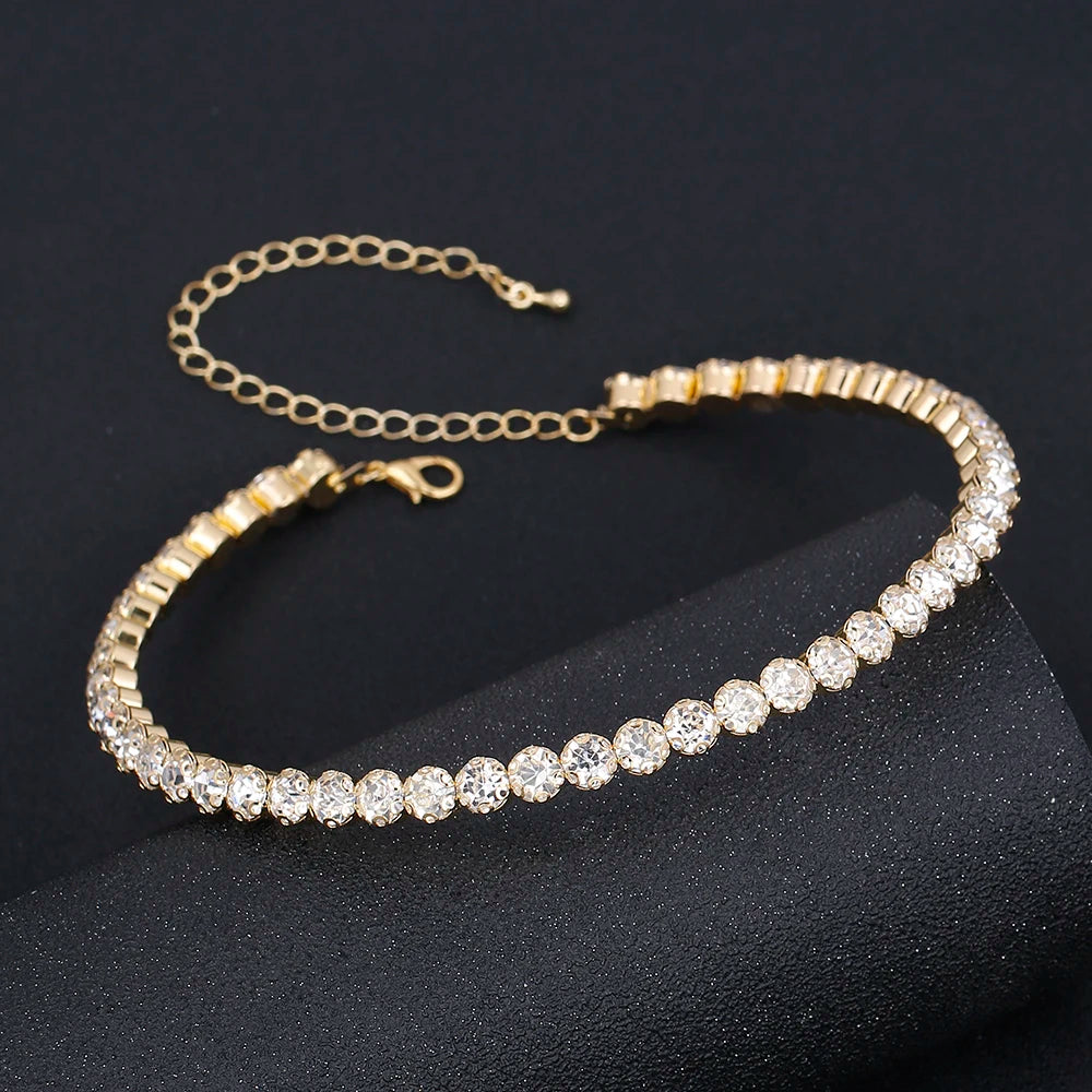 Crystal Rhinestone Choker Necklace