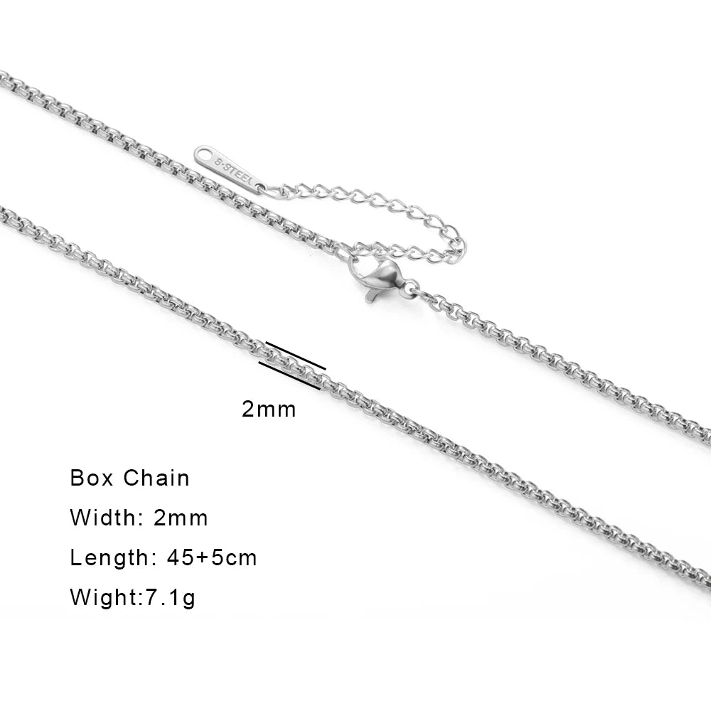 Gold Color Chain Necklace Women Minimalist Cuban Paperclip