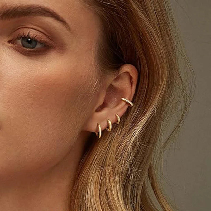 Sterling Silver Hoop Earrings