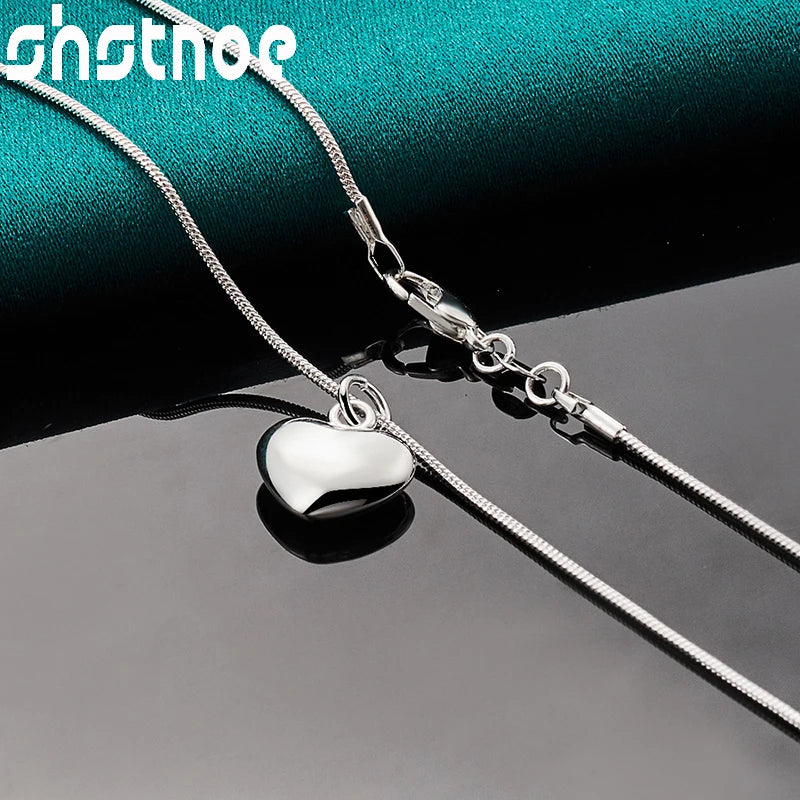 18K Gold Heart Necklace