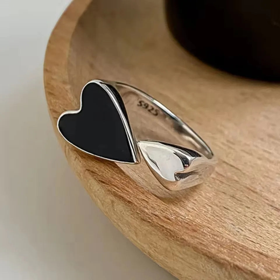 925 Sterling Silver Irregular Ring for Women Geometry Versatile Minimalism
