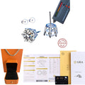 Angel S925 Sterling Silver D Color Moissanite Earrings