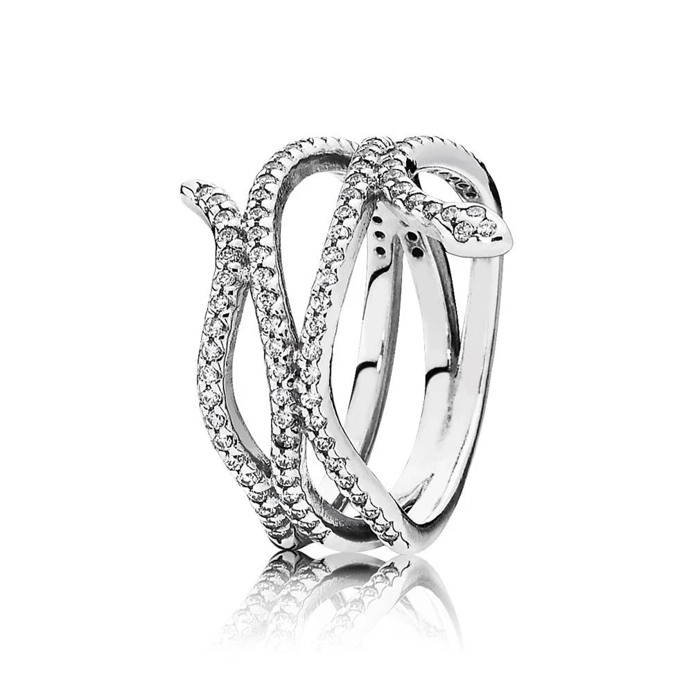 925 Sterling Silver Red Luminous firefly Heart Stone Snowflake Daisy