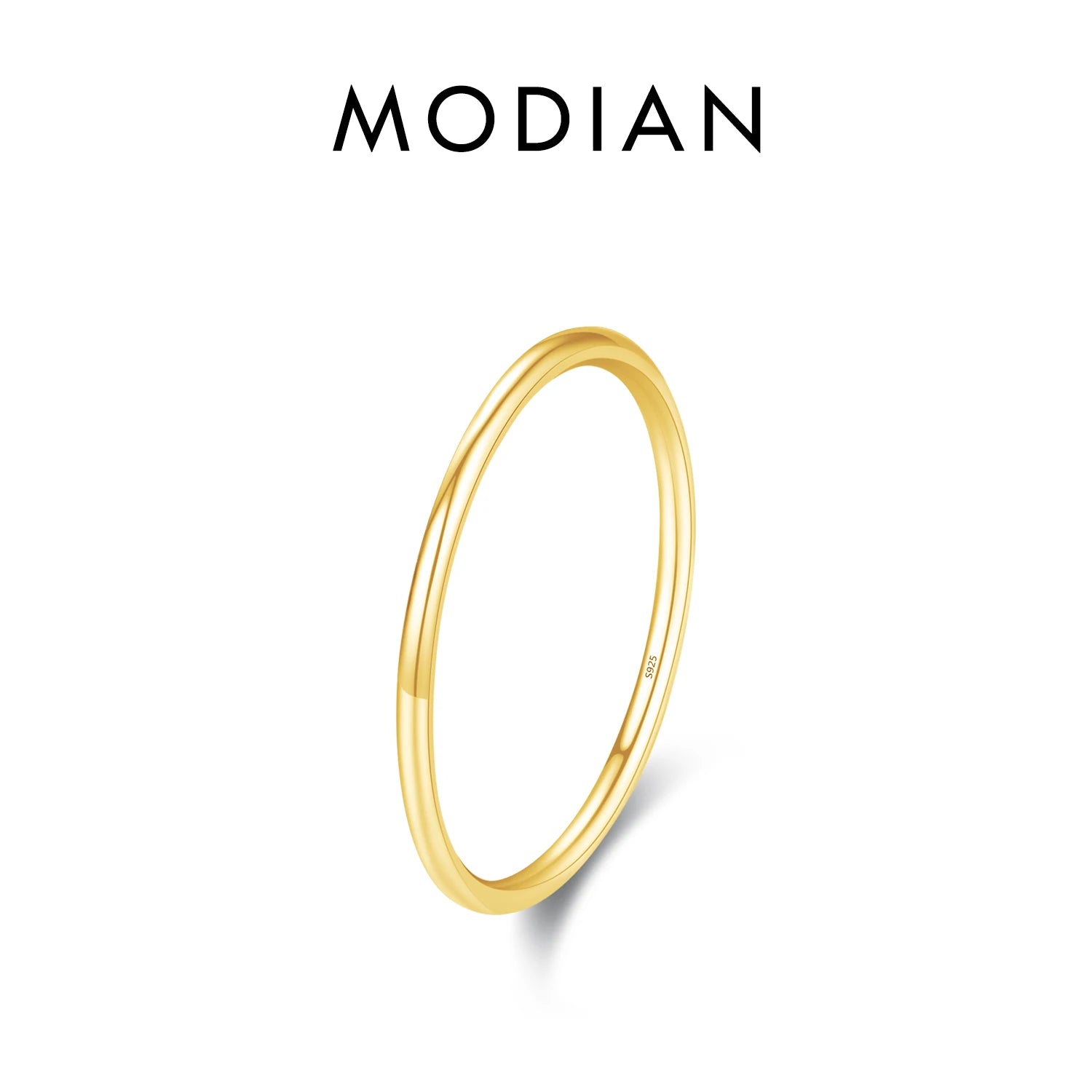Sterling Silver Stackable Ring Classic Wave Geometric