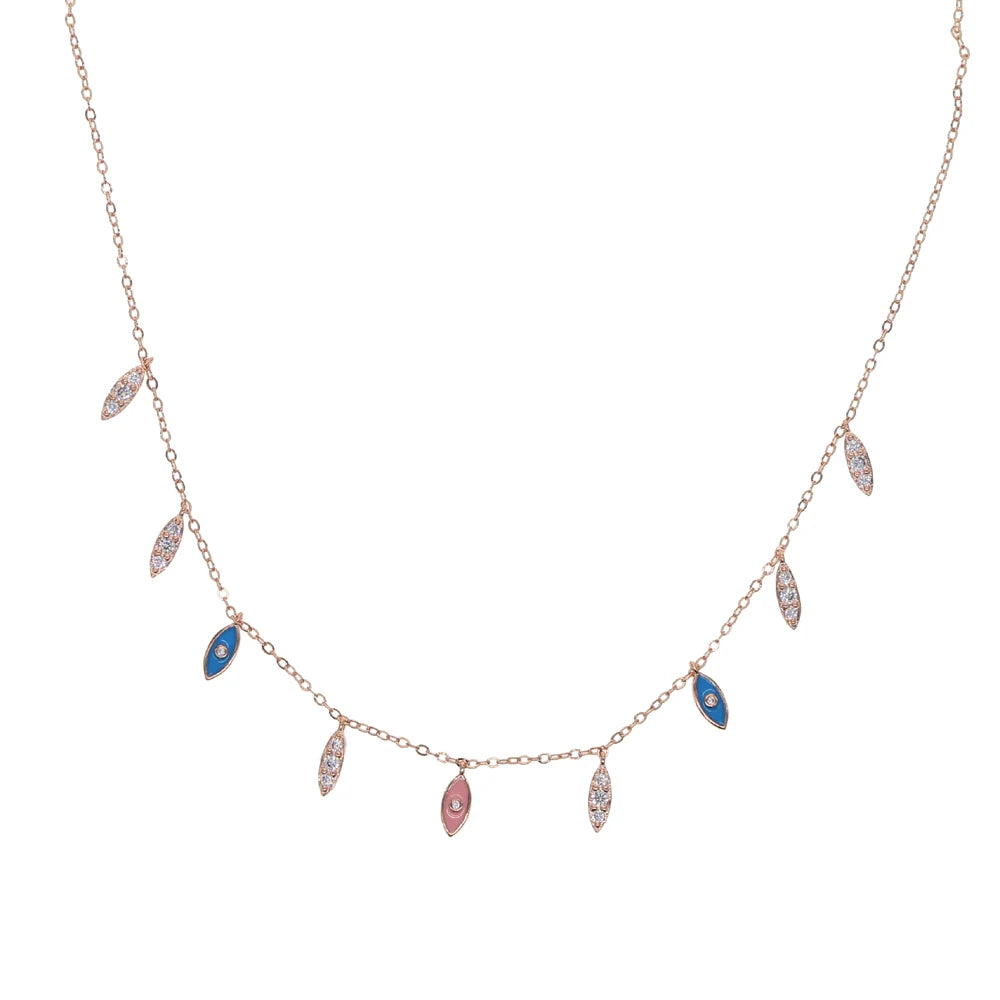 evil eye charm necklaces