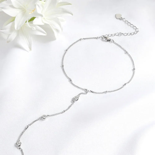 3MM Moissanite Bracelet 925 Sterling Silver Plated 18K