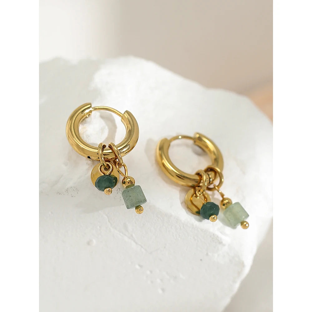 18K Gold Plated Hoop Earrings