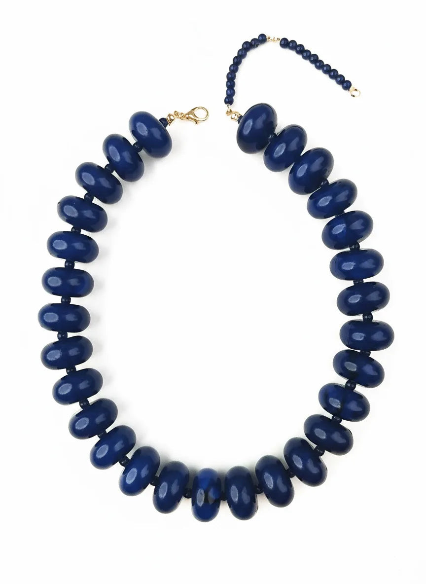Bohemian Fashion Casual Dopamine Resin Bead Necklace Charms Chunky