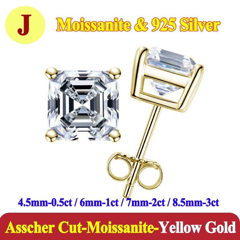 Luxury 0.5-3 Carats Marquise Heart Pear Moissanite Women Diamond Earring