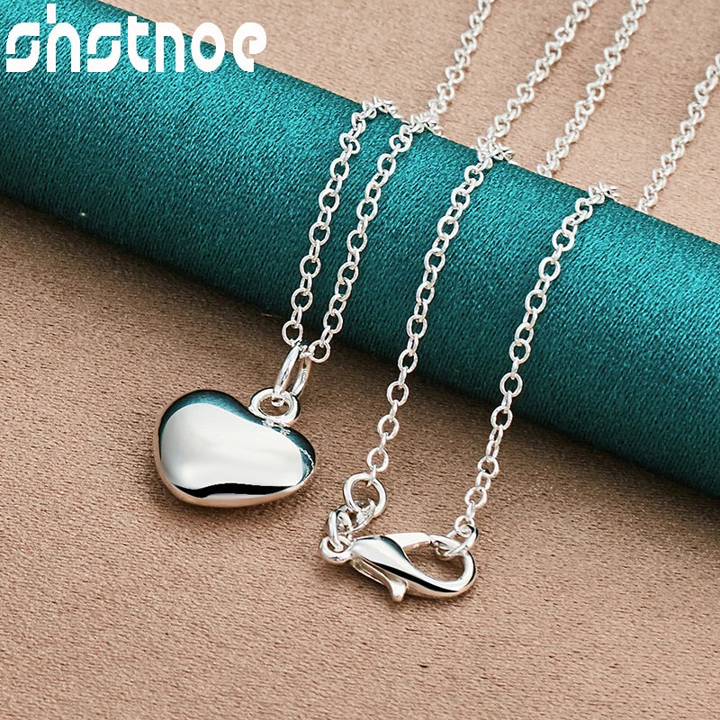 18K Gold Heart Necklace