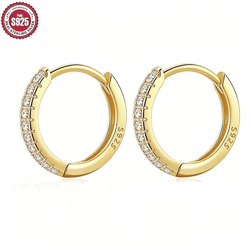 Sterling Silver Hoop Earrings