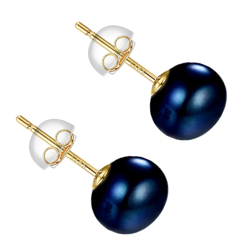 925 Sterling Sliver Earring Cultured White Pearl