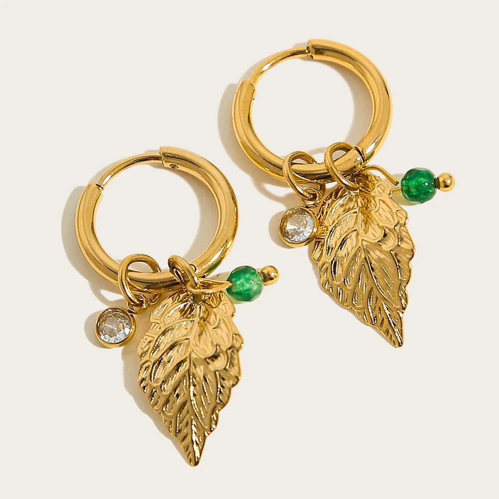 18K Gold Plated Hoop Earrings