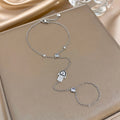Devil's Eye Palm Zircon Chain Bracelet