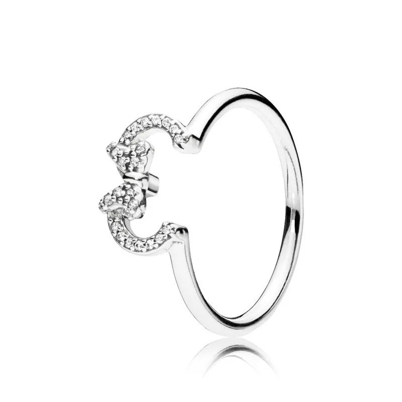 925 Sterling Silver Red Luminous firefly Heart Stone Snowflake Daisy