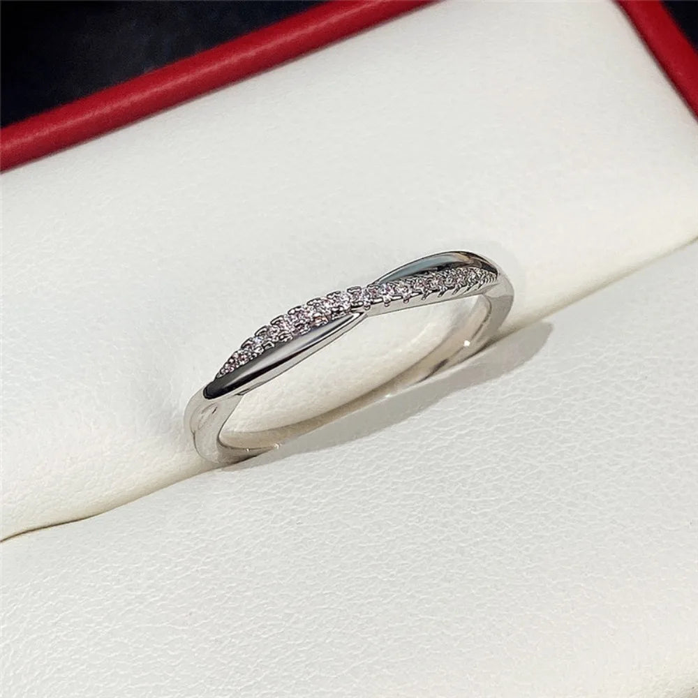 Exquisite Luxury Korean Stainless Steel Rings Korean