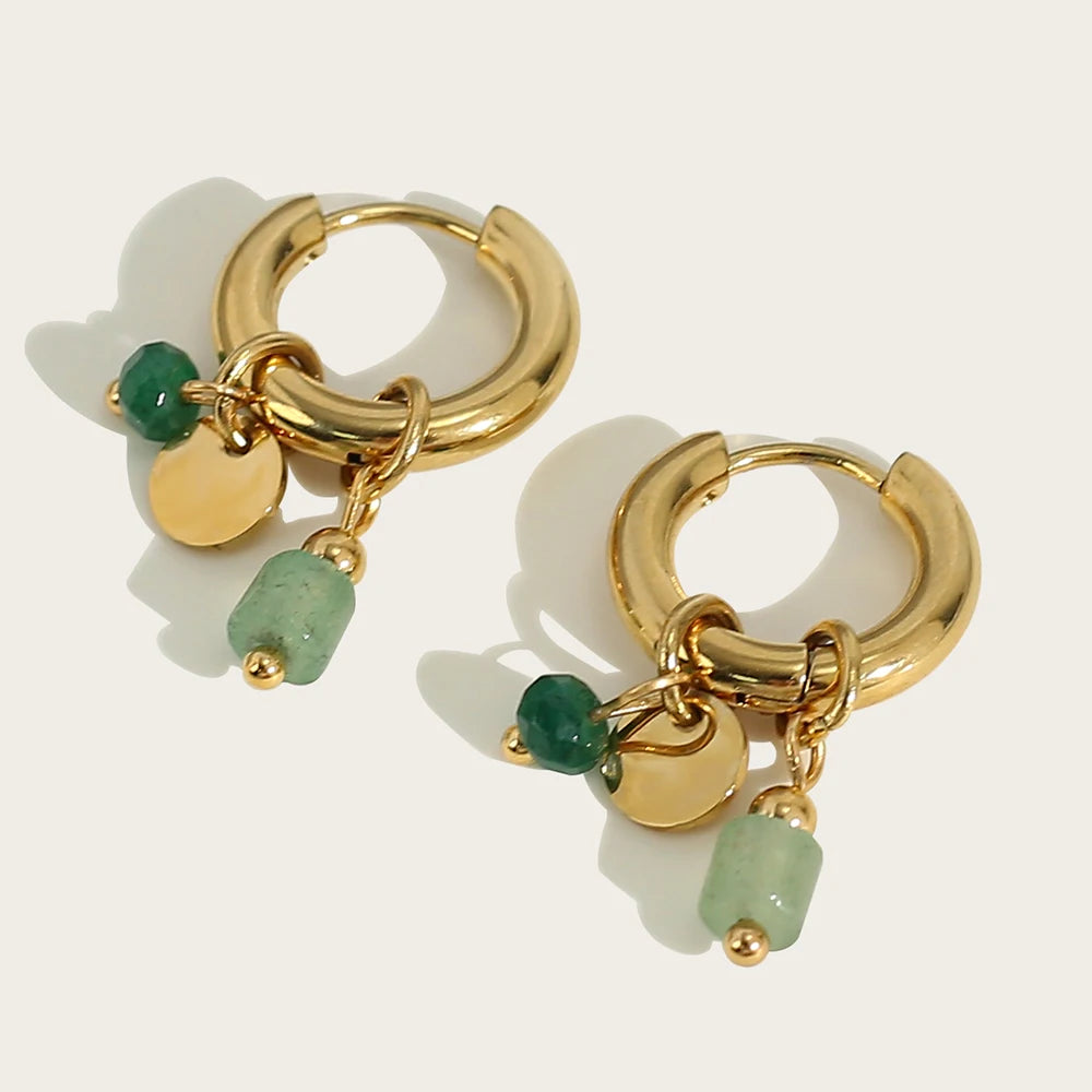 18K Gold Plated Hoop Earrings