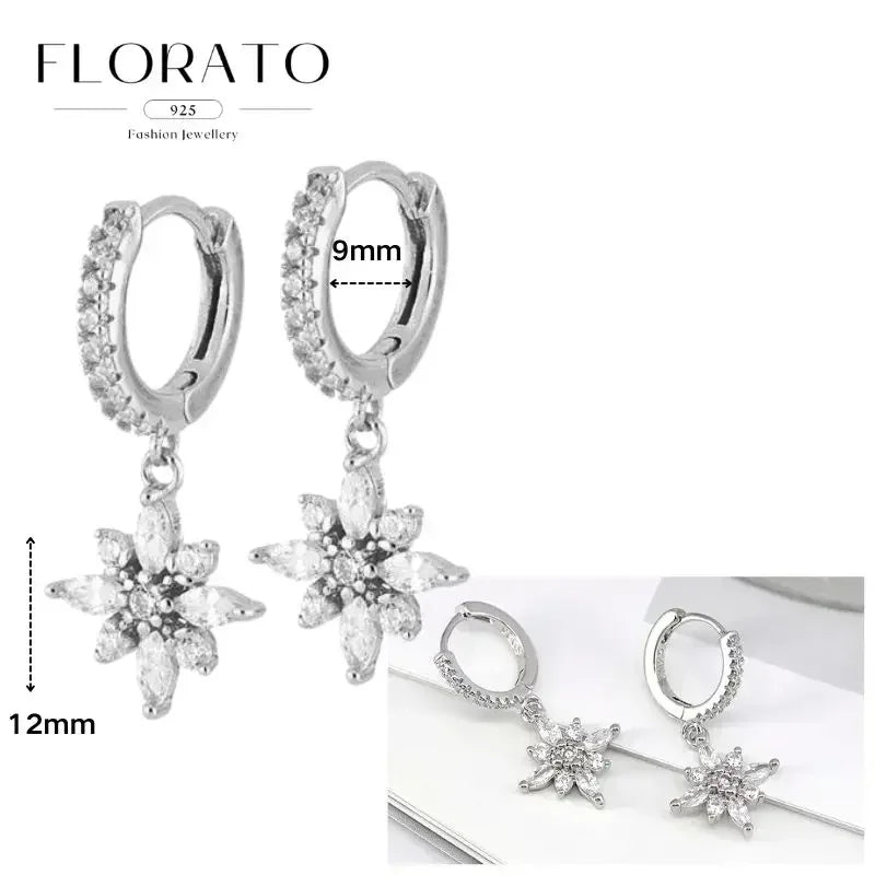 Earrings Chain Tassel Pendant Zircon
