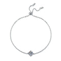 Zircon/moissanite Bracelets for Women Classic Adjustable Chain Lab Diamond 100% 925 Sterling Silver Jewelry