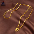 Necklace 24K Gold - Shiny links,
