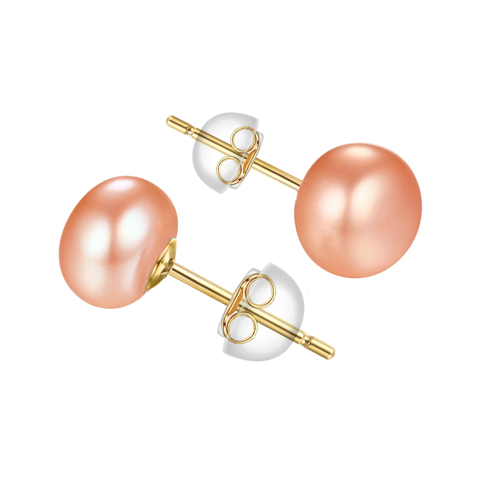 925 Sterling Sliver Earring Cultured White Pearl