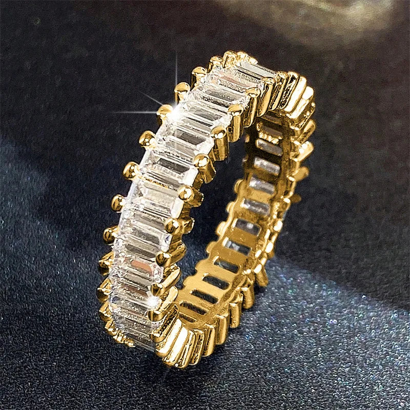 Exquisite Luxury Korean Stainless Steel Rings Korean