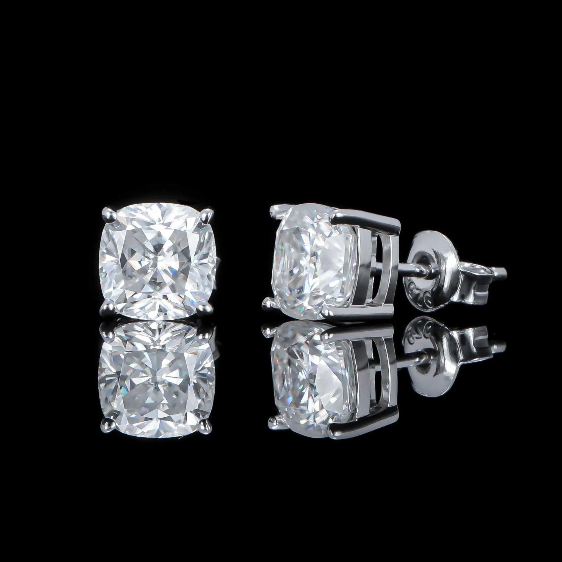 Luxury 0.5-3 Carats Marquise Heart Pear Moissanite Women Diamond Earring