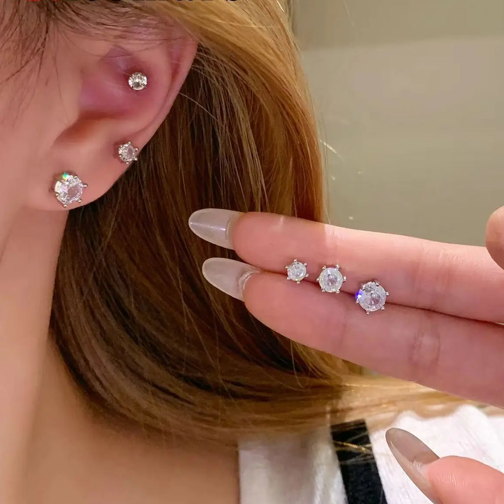 Various Styles Moissanite Earring for Women Original 925 Sterling Silver Jewelry Eye-catching Women's Moissanite Diamond Earring