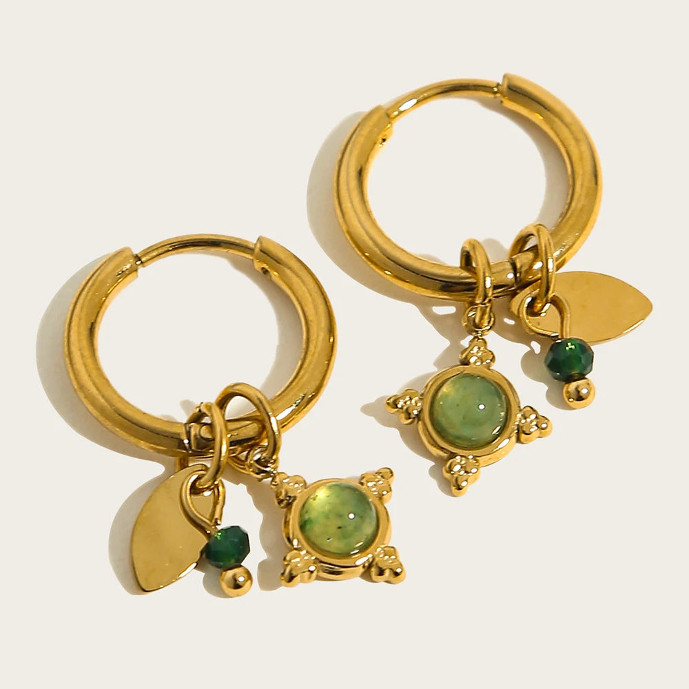 18K Gold Plated Hoop Earrings