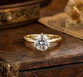 3CT Yellow Gold Plated ring