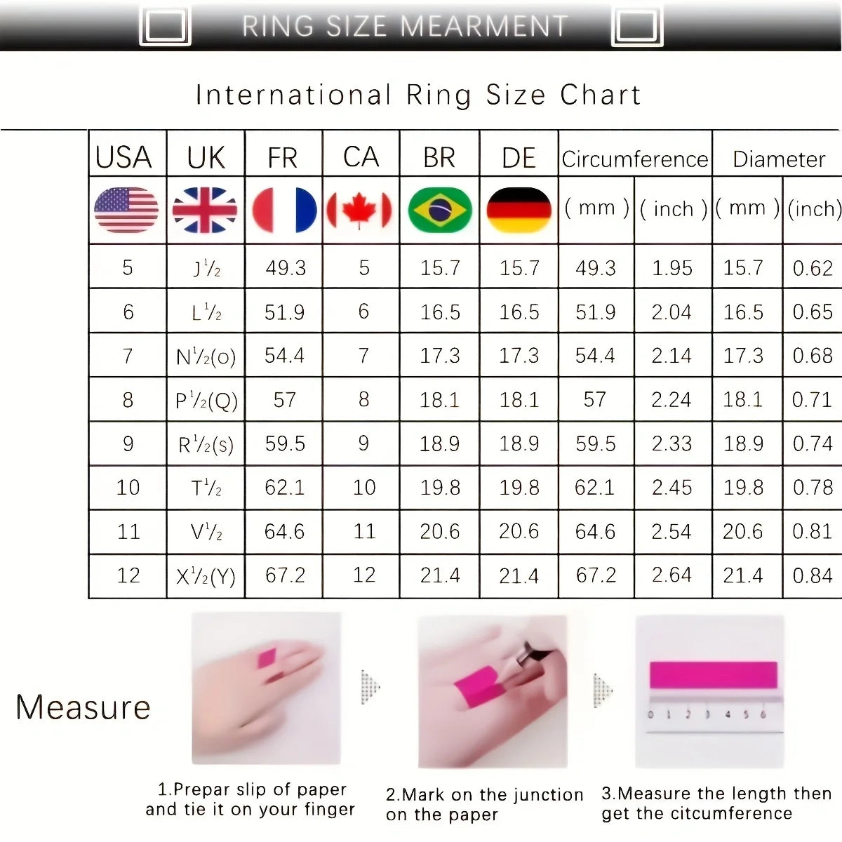 Rectangle Horse's Eye Minimalist Rose Gold Color Inlay Zircon