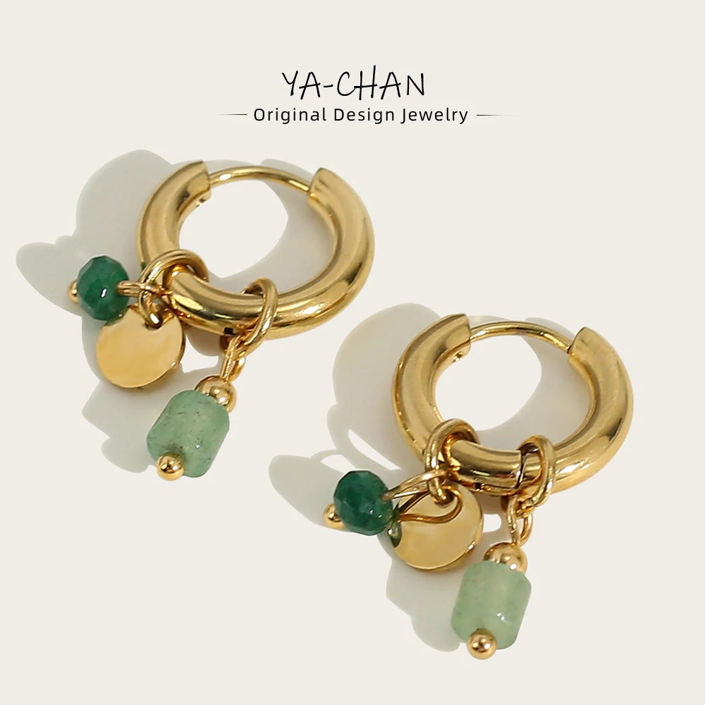18K Gold Plated Hoop Earrings