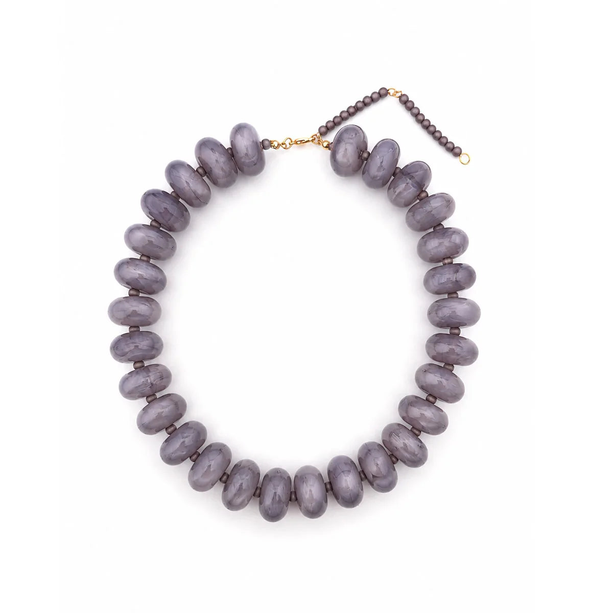 Bohemian Fashion Casual Dopamine Resin Bead Necklace Charms Chunky