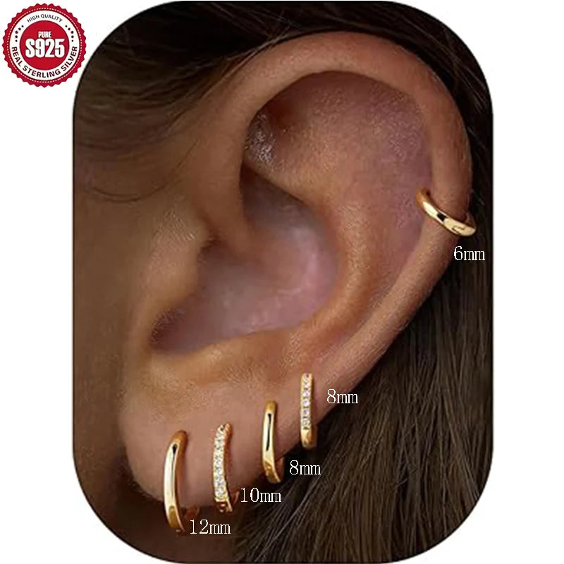 Sterling Silver Hoop Earrings