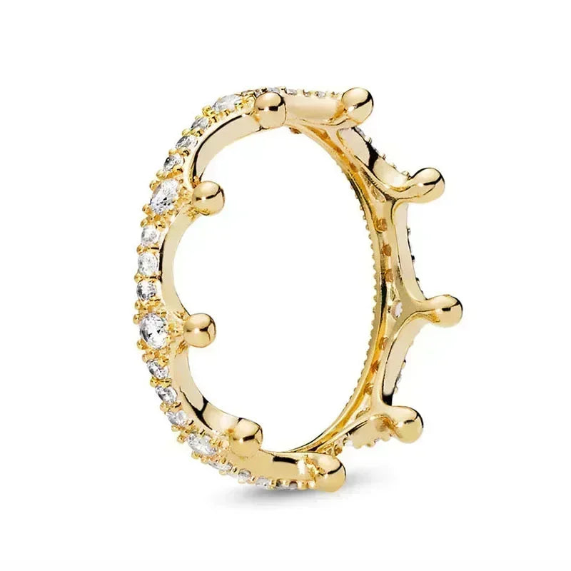 925 sterling silver exquisite gold series ring
