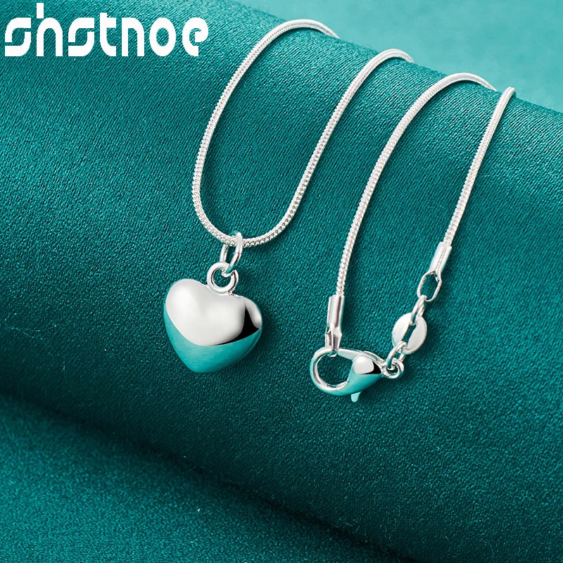18K Gold Heart Necklace