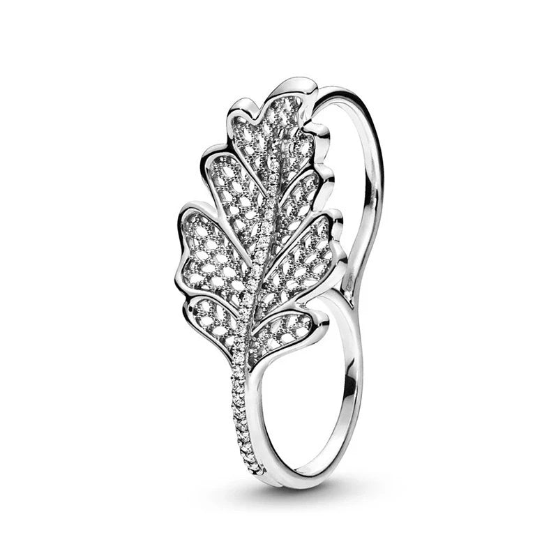 925 Sterling Silver Red Luminous firefly Heart Stone Snowflake Daisy