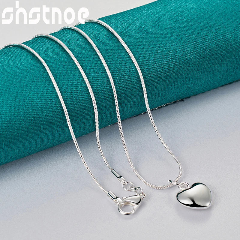 18K Gold Heart Necklace
