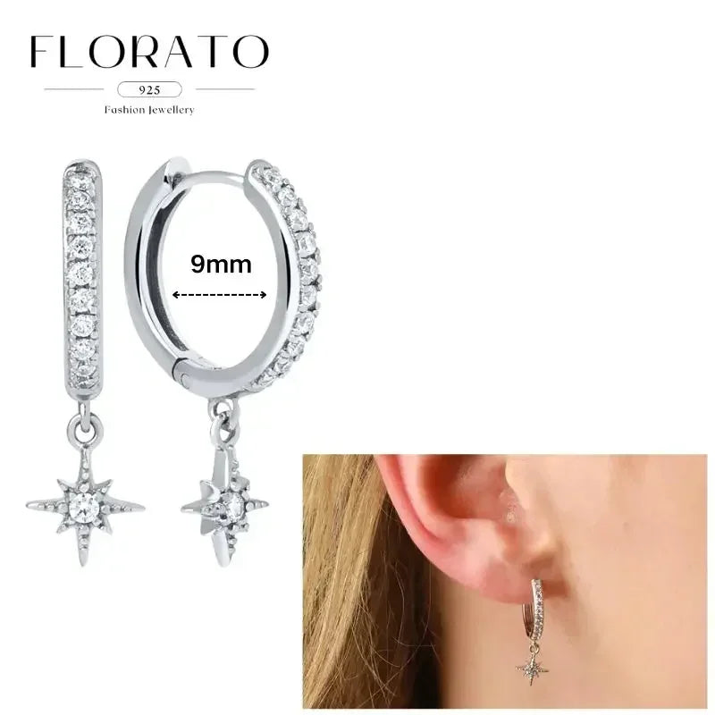 Earrings Chain Tassel Pendant Zircon