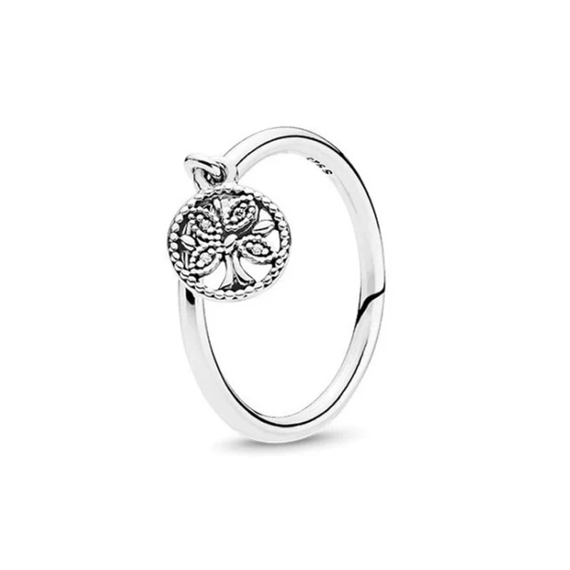 925 Sterling Silver Red Luminous firefly Heart Stone Snowflake Daisy
