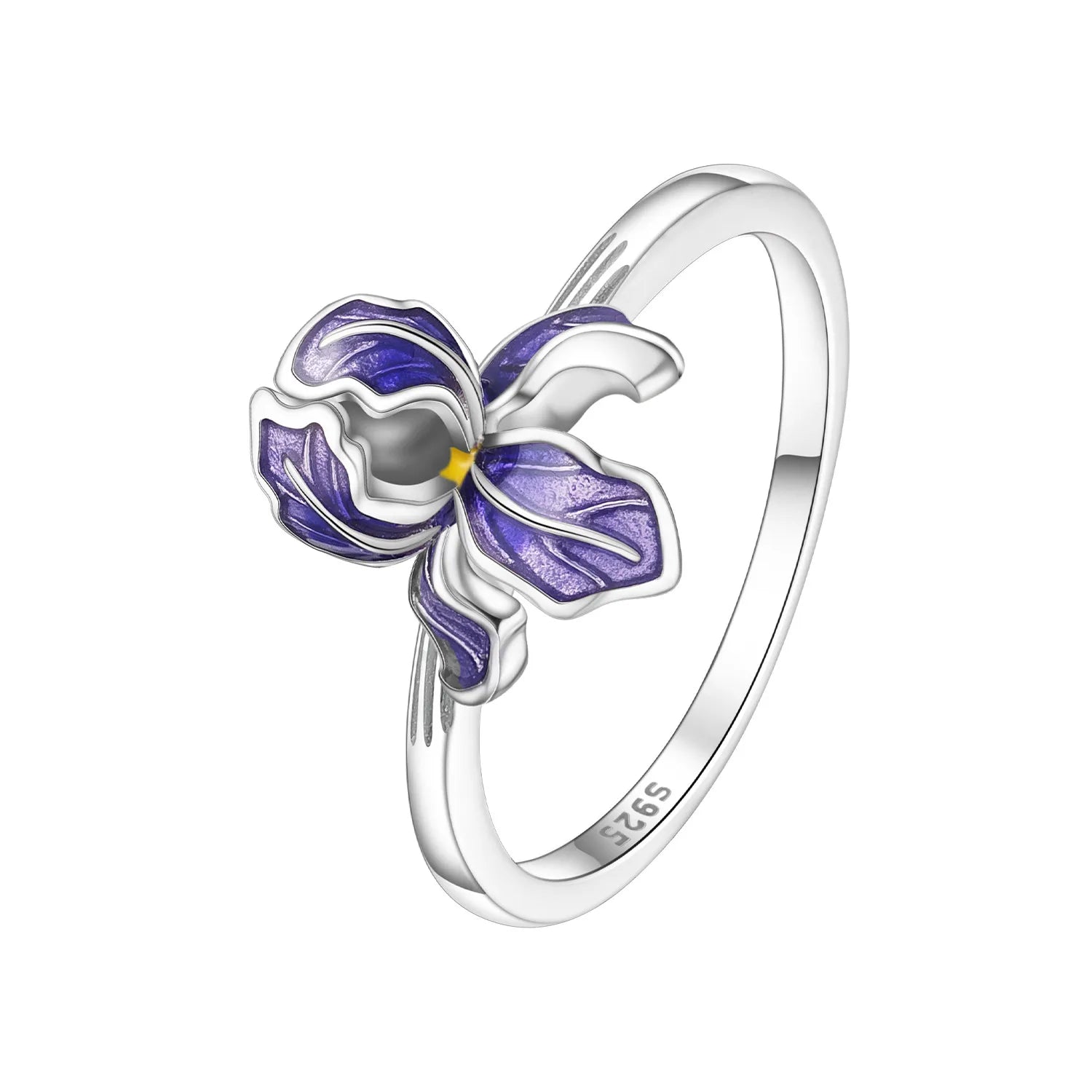 Original 925 Sterling Silver Simple Colorful Zircon