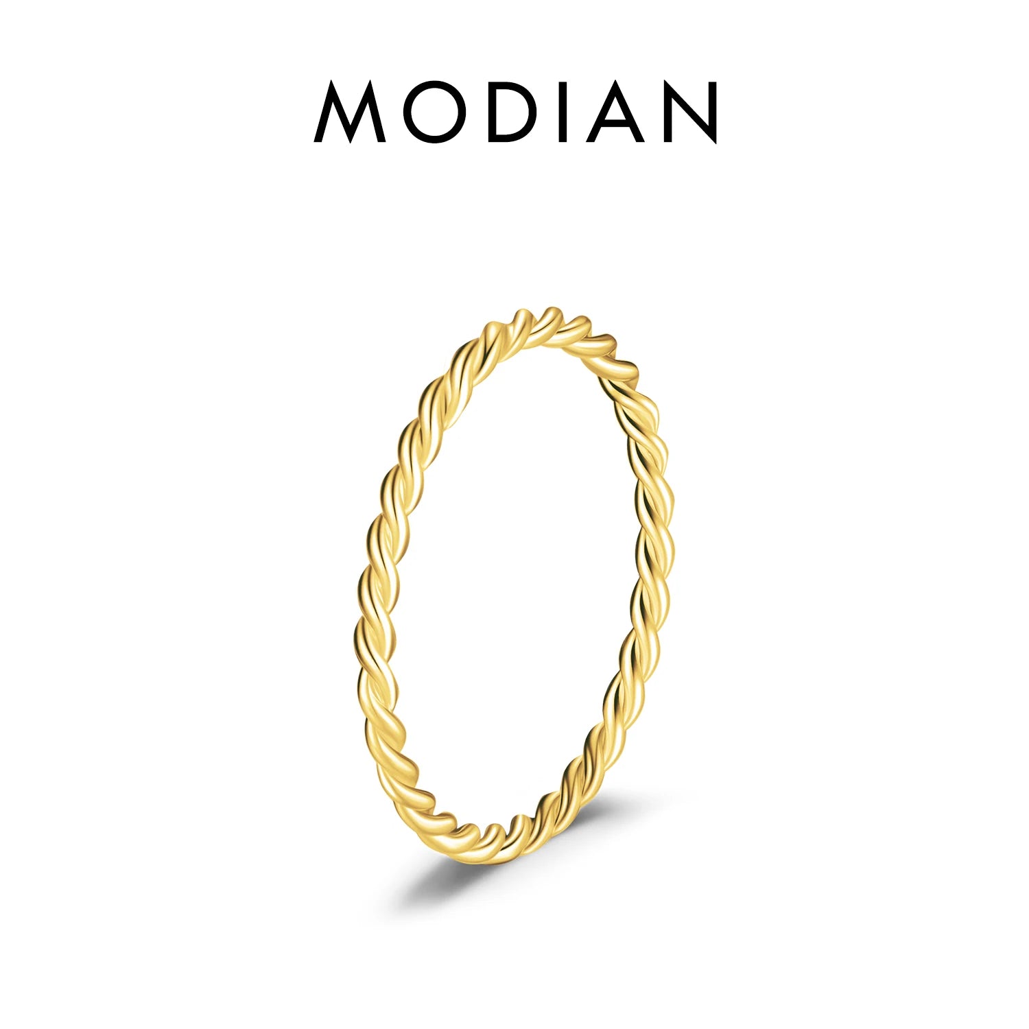 Sterling Silver Stackable Ring Classic Wave Geometric