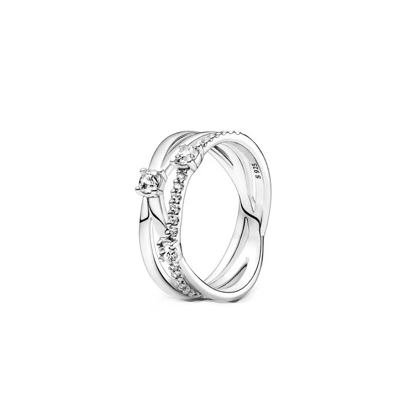 925 Sterling Silver Red Luminous firefly Heart Stone Snowflake Daisy