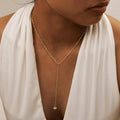 18k Gold Plated Y Lariat