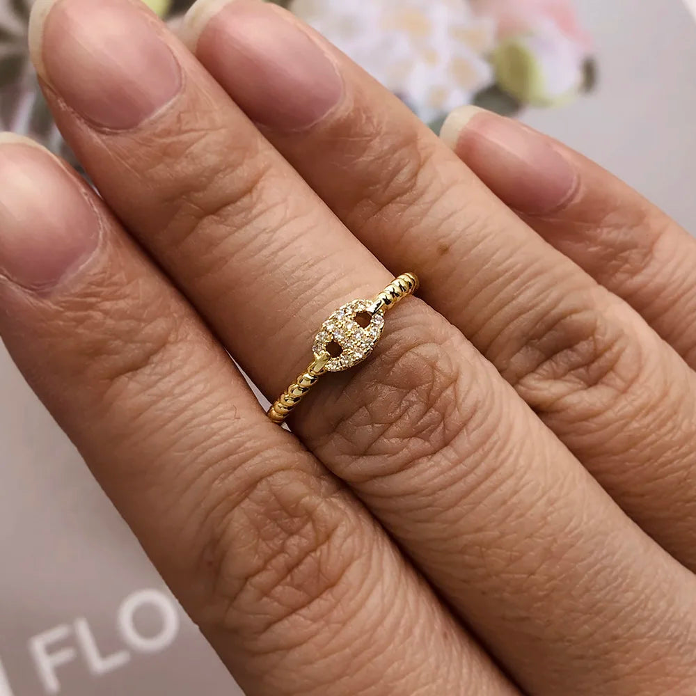 Cubic Zircon Gold Color Crystal