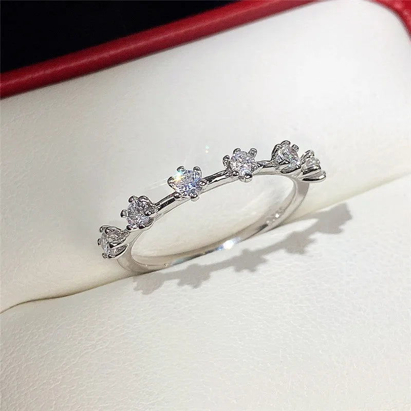 Exquisite Luxury Korean Stainless Steel Rings Korean